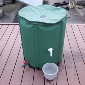 Réservoir de pluie en plastique sécurisé 200L, poche à eau pliable pour la collecte d'eau en extérieur - Product Image 2