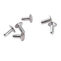 Capuchon rond en acier inoxydable, couple de v, rivets en aluminium pour poêle à frire antiadhésive, ustensiles de cuisine, poignées rivetées ou poignées soudées