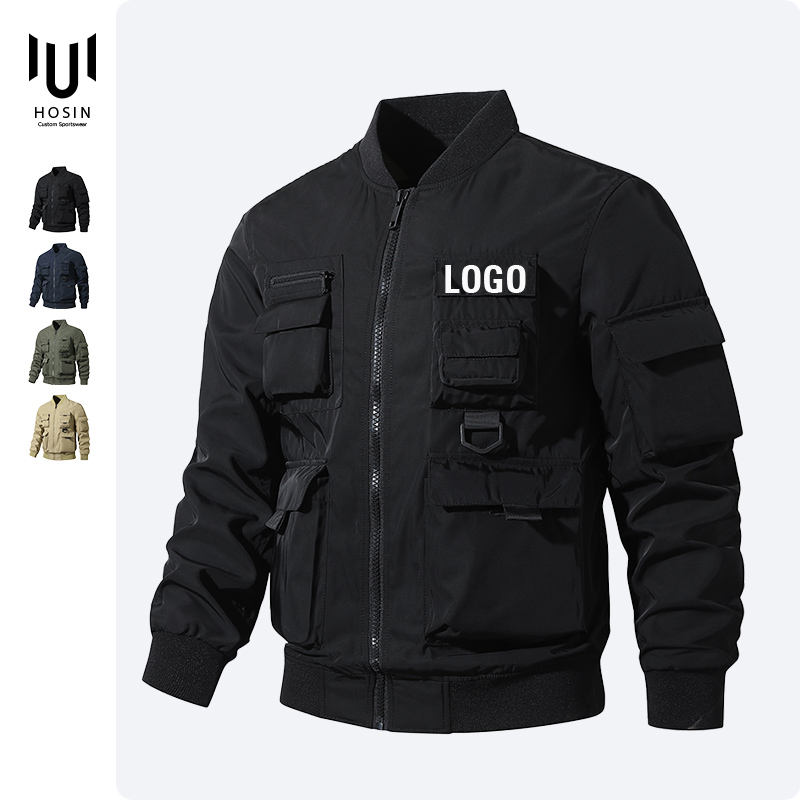 Multi Pocket Travel Jackets Durable Waterproof