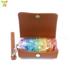 <b>7</b> Day Pill Organizer with Leather Case Weekly Pill Box Holder Travel Medication Organizer with Wrist Strap Stocked - Product Image 4