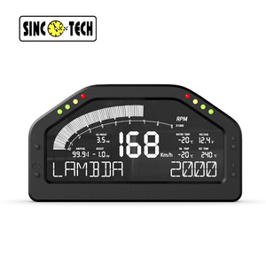 จอแสดงผล LCD สำหรับรถแข่ง SincoTech DO926WB แบบ Wideband 7 สี มัลติฟังก์ชั่น พร้อมเซ็นเซอร์ออกซิเจน สำหรับตรวจสอบรถยนต์ - Product Image 1