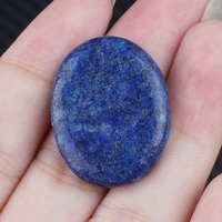 Pierre de préoccupation 28x22mm, pierres pour le pouce, cristal naturel poli, ovale, petite pierre de poche, lapis-lazuli, obsidienne, aventurine, améthyste