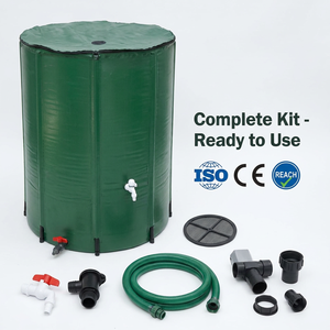 TAK 100 -1000L Baril <span class=keywords><strong>de</strong></span> <span class=keywords><strong>pluie</strong></span> pliable Conteneur <span class=keywords><strong>de</strong></span> stockage d'<span class=keywords><strong>eau</strong></span> pliable avec kit <span class=keywords><strong>de</strong></span> déviateur <span class=keywords><strong>de</strong></span> gouttière Réservoir d'irrigation <span class=keywords><strong>de</strong></span> jardin - Product Image 6