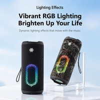 Haut-parleur Bluetooth puissant de 25 W avec entrée AUX, batterie de 4000 mAh, niveau de pression sonore de 118 dB, RGB, basses puissantes, qualité supérieure, IP67, compatible avec les cartes TF/SD