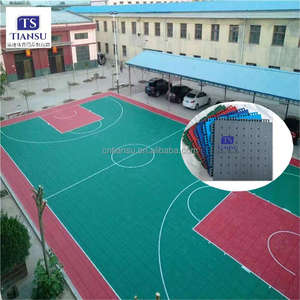 Losetas para Cancha de Baloncesto de Exterior de 20x25 Pies, Media Cancha, con Patrón <span class=keywords><strong>Jordan</strong></span>, para Patio Trasero - Product Image 3