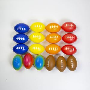 Ballons anti-stress en mousse personnalisés de haute qualité pour enfants, idéaux pour les fêtes, le football et le rugby, jouets sportifs - Product Image 1