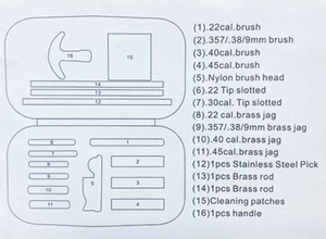 Chụp Phụ Kiện Làm Sạch Kit Với Hộp Đen Phổ Làm Sạch Kit Làm Sạch Công Cụ Thiết Lập Phổ Công Cụ Cleaner Kit Set - Product Image 6