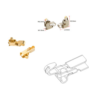 Custom Brass Stamping Finger Contact Gold Plating Earphone <strong>Part</strong> SMT Packing High <strong>Precision</strong> Tolerance 0.01mm OEM Brand ISO9001 - Product Image 4