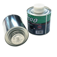 Colle de ciment PVC transparente à usage intensif pour tuyaux en plastique haute pression