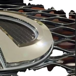 Per 2017-2022 Q60 Q60L Q60S emblema RGB/luci LED bianco, fari fari auto senza sanguinamento, con carbonio regolare - Product Image 1