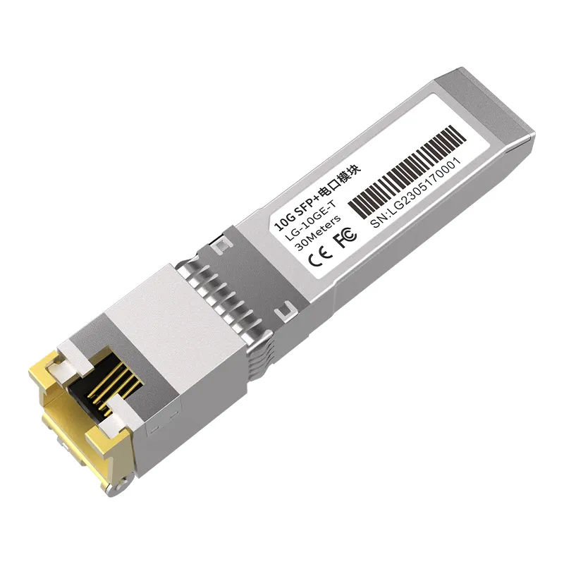 10gbase-t SFP + Đồng RJ-45 30m thu phát mô-đun cổng quang lần lượt để RJ45 cổng Ethernet Gigabit 1000M thu phát mô-đun