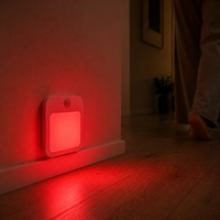 Veilleuse LED à détecteur de mouvement Amazen en promotion, à brancher sur prise murale pour chambre, cuisine, armoire, escalier, toilettes