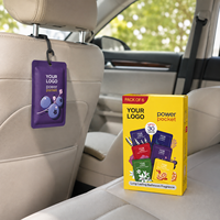BEIKAER OEM Désodorisant de voiture en papier format poche, parfum longue durée, éliminateur d'odeurs, fraîcheur 30 jours, aromathérapie