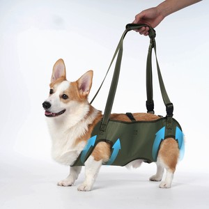 สายรัดยกสุนัขแบบปรับได้ QUCHONPET NEW รุ่นใหม่ พร้อมกระเป๋า สายรัดแบบเต็มตัว ระบายอากาศได้ดี สำหรับสุนัขสูงวัยที่มีปัญหาการทรงตัวขณะเดิน - Product Image 2