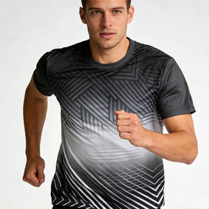 Camiseta Deportiva de Alto Rendimiento, Multicolor, con Logotipo Personalizado, Ligera, Transpirable, de Secado Rápido, para Entrenamiento en el Gimnasio, Absorbe la Humedad - Product Image 6