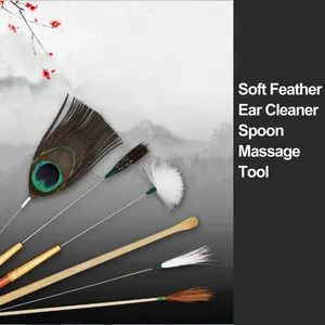 Modern Aço Inoxidável Goose Earpick Removedor De Cera Set Luminous <span class=keywords><strong>Ear</strong></span> Pick Cureta Orelha Ferramenta Limpa para Earwax Cleaner Kits Partes - Product Image 3