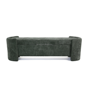 Venta al por Mayor de Otomanas Modernas Minimalistas de Tela <span class=keywords><strong>Verde</strong></span> para Almacenamiento, Ideales para Sala de Estar, Dormitorio, Hogar, Hotel o Villa - Product Image 3