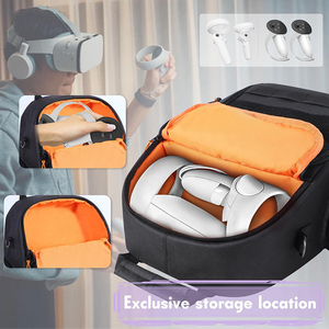 Estuche de Transporte para Meta <span class=keywords><strong>Quest</strong></span> 3s/3/<span class=keywords><strong>2</strong></span>, Estuche de Viaje Grande Compatible con el Visor <span class=keywords><strong>Oculus</strong></span> <span class=keywords><strong>Quest</strong></span> 3, Estuche de Transporte para Almacenamiento de Viaje - Product Image 3