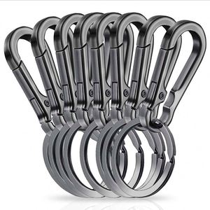 Mousqueton robuste en alliage de zinc avec clips à dégagement rapide pour porte-clés et détecteur de clés de voiture, cadeau promotionnel - Product Image 1