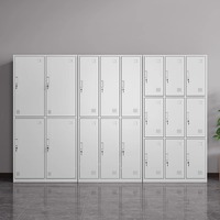 HY Usine Directe 6 Portes En Acier Armoire Casier Armoires En Métal Personnel Scolaire En Acier De Stockage En Métal Gym Casiers