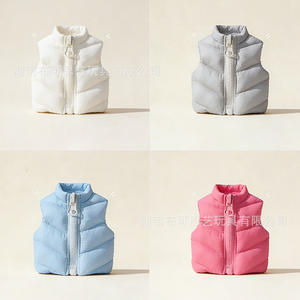 Ropa para Muñecas, Chaleco de Tela Personalizado, Chaqueta para Muñecas, <span class=keywords><strong>Abrigo</strong></span> de Invierno para Muñecas de Peluche - Product Image 4