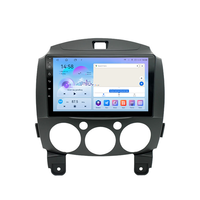 Unité principale multifonctionnelle de 9 pouces pour Mazda 2 2007 - 2014 Accessoires de cadre 2 Din Carplay Android Auto Autoradio