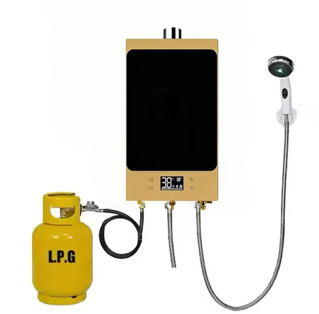 Smart Whole House LPG Propane Natural Gas Tankless Instant Water Heater with Stainless Steel Housing and Overheat Protection