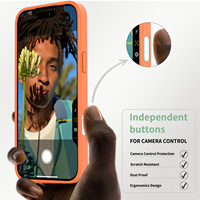 Coque magnétique mate tendance pour iPhone 18 17 16 15 Pro Max, antichoc, personnalisable, avec bouton de contrôle de l'appareil photo