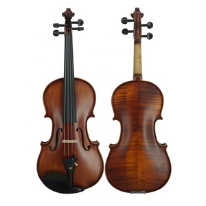 Trung Quốc Aiersi Thương Hiệu Cao Cấp Flamed Maple Violin Antique Red Brown Handmade Nhạc Cụ Dây Chuyên Nghiệp Để Bán - Product Image 2
