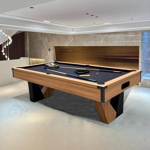 Fournisseur du Guangdong vend des tables de <span class=keywords><strong>billard</strong></span> modernes de <span class=keywords><strong>luxe</strong></span> haut de gamme en MDF pour villas, 7, 8 et 9 pieds - Product Image 3
