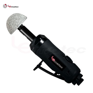 Amoladora Neumática Lematec LE-G240 con Rosca de Eje de 3/8-24, Longitud de 235 mm, Entrada de Aire de 1/4, Herramienta de Pulido de Uso General - Product Image 1