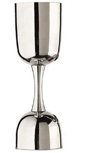 High Quality Silver Peg <b>Measure</b> Jigger with Handle & Cocktail Shaker <b>Drink</b> Measuring Bar Tool Jigger 30/60Ml - Product Image 2