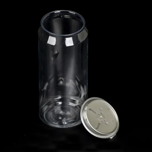 Lata de Plástico PET Vacía Transparente Personalizada para Bebidas, Jugos, Café, Refrescos, Bebidas Energéticas, 330 ml, 500 ml - Product Image 4