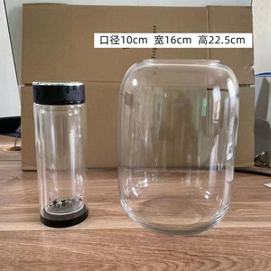 Cá nhỏ hiện đại cho bể thủy tinh Chai sinh thái rêu chai rỗng trang trí máy tính để bàn nhỏ với thiết kế cảnh quan vi mô - Product Image 4