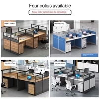 Customizable Modern Office Desk Computer Table Classic Style Wood Partition for Restaurant or Hotel New Sizes Available