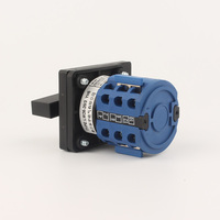 Interruptor de Leva Rotatorio Universal OKEY LW26-20, 25A, 3P, 4P, 3/4/5/6 Posiciones Ajustables, Cobre, IP40, para Control de Motor e Instrumentos, con Certificación CE