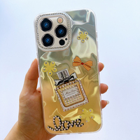 Étui de téléphone de luxe en acrylique avec diamants pour Samsung S24, coque antichoc style Ins pour femmes pour Samsung S25