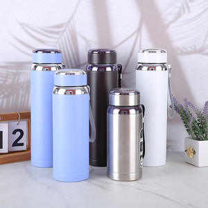 Bouteille d'eau thermique portable 600/800/1000ml, gobelet isotherme sous vide en acier inoxydable 316, thermos pour thé chaud, café, tasse de voyage - Product Image 1