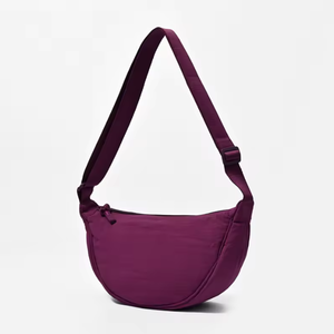 Sac à main en nylon de haute qualité en forme de croissant, petit sac quotidien pour femmes et hommes, sac bandoulière, sac bandoulière - Product Image 2