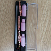 Pièces détachées pour torche de soudage TIG WP17 WP18 WP26 : tige en tungstène, buse en céramique, corps de collet, capuchon arrière, fournitures de soudage et de brasage