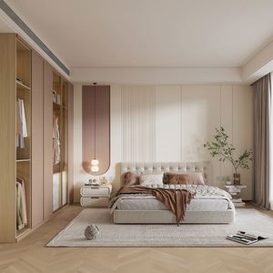 Mueble de TV de Madera de Estilo Moderno, Mueble de Pared Decorativo para Sala de Estar, Almacenamiento de Pared para TV, Escritorios de Computadora, Panel de Madera Estilo Rústico - Product Image 5