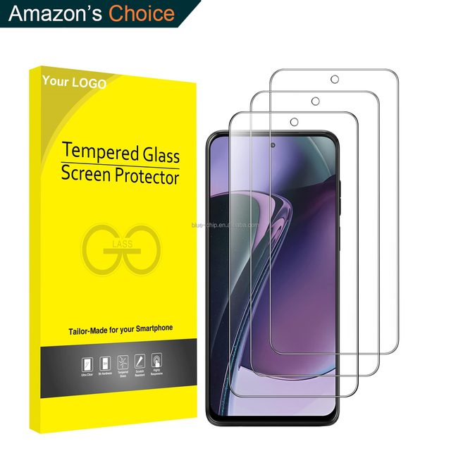 3 Pack Full Cover Mobile Phone Tempered Glass for Moto G Play 0.33MM 9H Full Clear Screen Protector for Moto G Stylus 4G 5G