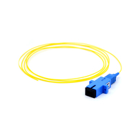 Cable óptico de fibra óptica de un solo modo, conector macho simple, MT-S1000, 0,9mm, SC, PC, UPC, APC, amarillo