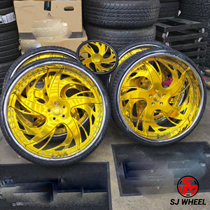 Jantes forgées en deux parties SJ 6061-T6 18 20 22 24 pouces 5x114.3 6x139.7 pour Chevy <span class=keywords><strong>Chevrolet</strong></span> C10 <span class=keywords><strong>Blazer</strong></span> GMC Jimmy Ford F-100 - Product Image 6