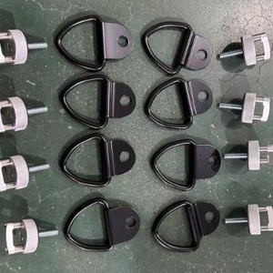 Kit de hebilla de cuerda con anillo en D para camioneta, negro, para Ford Bronco Hardtop, juego de pernos de liberación rápida, actualización de reequipamiento 17011EBK - Product Image 3