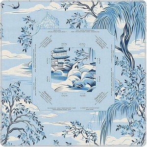 欧美蓝调硅藻泥麻将桌垫轻奢高端防水防滑防油 - Product Image 1