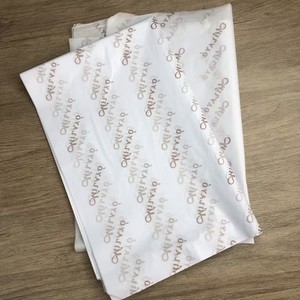Papier de soie d'emballage personnalisé avec logo, 17 g/m², doux, pour vêtements et décoration de cadeaux, vente en gros - Product Image 4