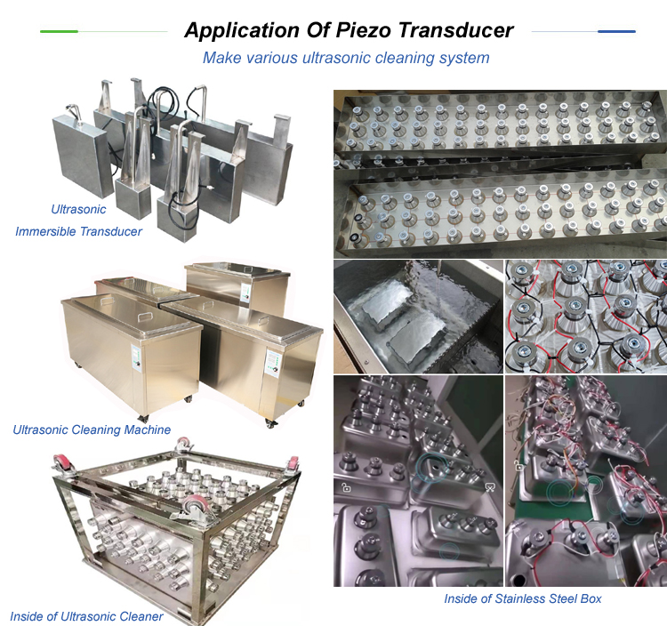 High Power Ultrasonic Piezoelectric Ceramic Transducer/Sensor/Vibrator for Ultrasonic Cleaning Machine