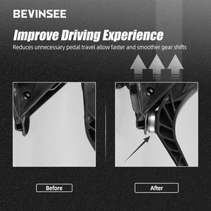 Arrêt de pédale d'embrayage réglable BEVINSEE 1J0721381 pour <span class=keywords><strong>Audi</strong></span> <span class=keywords><strong>A3</strong></span> Cabriolet 8V 2015-2021 - Product Image 6