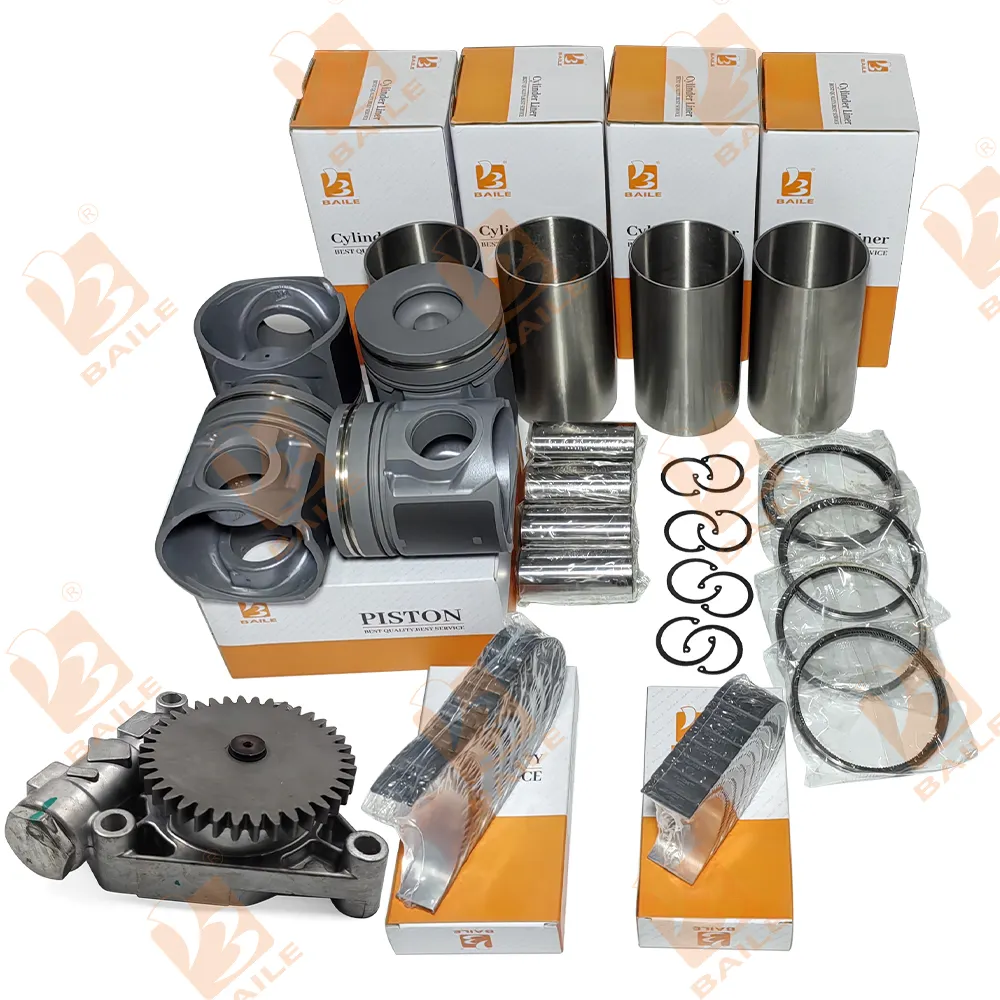 Motor kiti yeniden 3CX revizyon kiti yeniden yükleme JCB 3CX DİZEL MOTOR PARÇALARI 3CX komple kiti için Piston halkası astarı